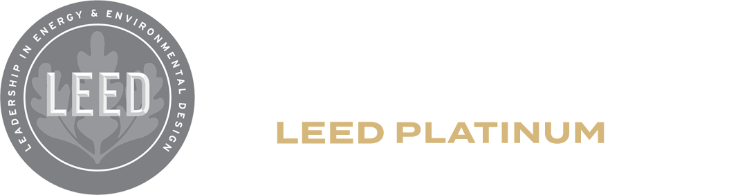 Buildings designed with Leed Platinum certification